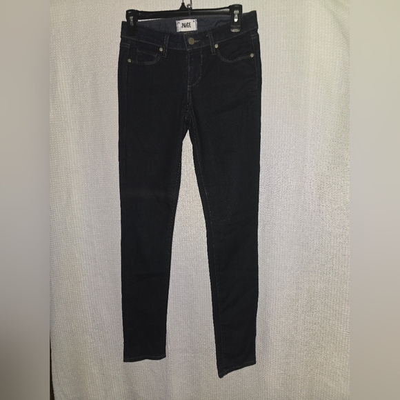PAIGE Denim - PAIGE Midnight Blue Denim Jeans Skyline Skinny Sz. 26 Travel Casual Outdoor